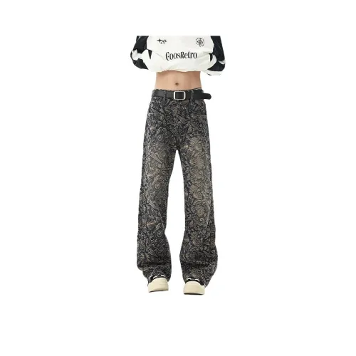 GUANKA Blue Unisex Jeans GUANKA Синий Унисекс Джинсы