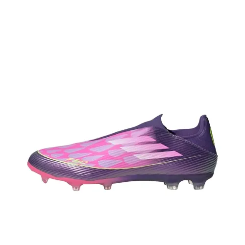 Lamine Yamal x Adidas F50 League Футбольные бутсы Мужские Фиолетово-розовые