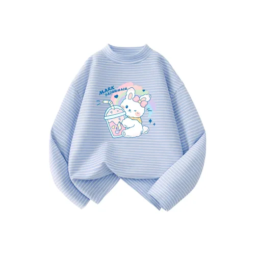 FAIRWHALE Свободный крой модный удобный длинный рукав футболка термическая детская