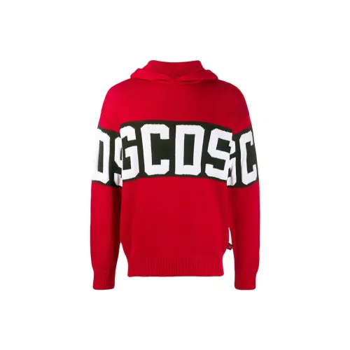 GCDS Red Men's Sweaters GCDS Красные Мужские Свитера