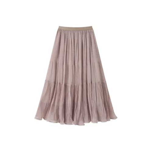 Homemade Willow Silk Повседневный Длинный Юбка Женские