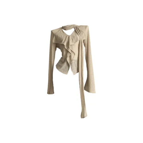 UYH Весенний Осенний Минималистский стиль Универсальный Lazy Feel Топ Женский