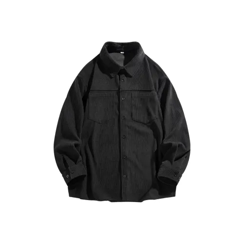NFWYS Черные Повседневные Рубашки для Подростков