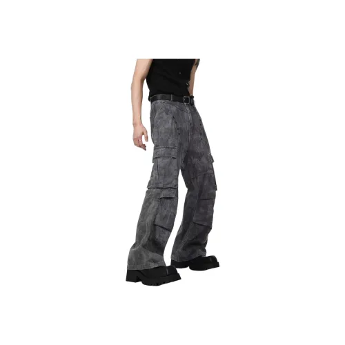 WELTER EXPERIMENT Серый Унисекс Джинсы