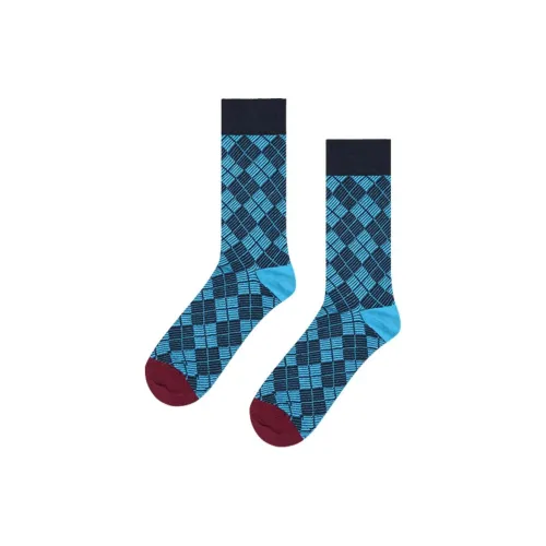 Happy Socks Синие Унисекс Носки до середины голени