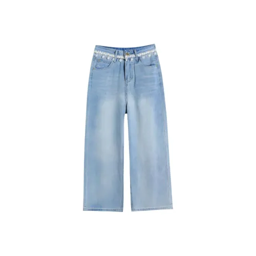 DANCANG HIGH RISE Прямой крой Джинсы Женские