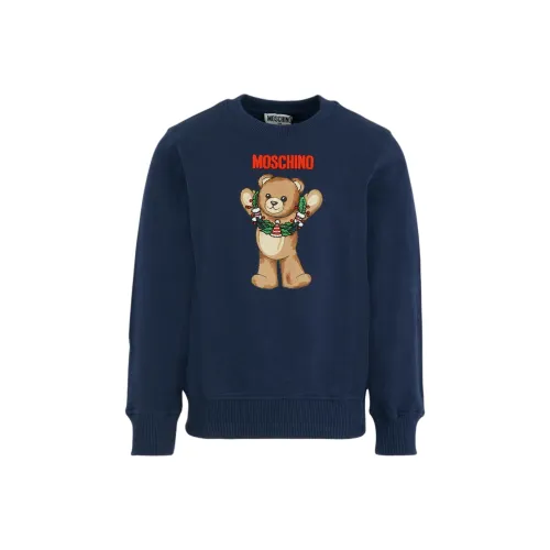 MOSCHINO Синие Детские Свитшоты