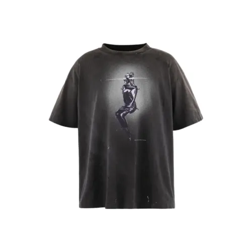 SAINT Mxxxxx x Hajime Sorayama Hajime Sorayama Collaboration FW25 T-рубашка Унисекс