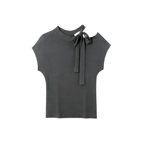 La Chapelle Темно-серый Женские T-рубашки