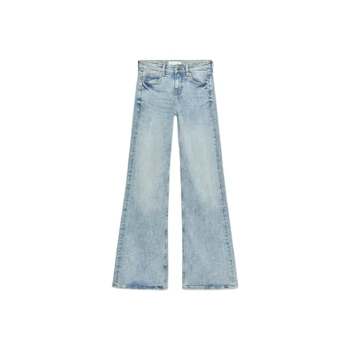 ZARA Medium Blue Women's Jeans ZARA Средне-синие женские джинсы