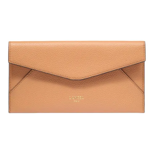 LANCEL Коровья кожа Конверт Сумка Клатч Женский CAMEL