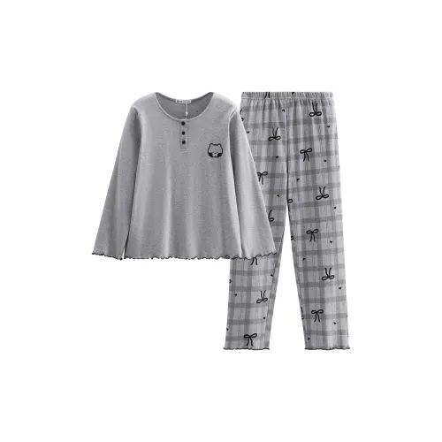 FENTENG Brown Bear Pajama Set Women's