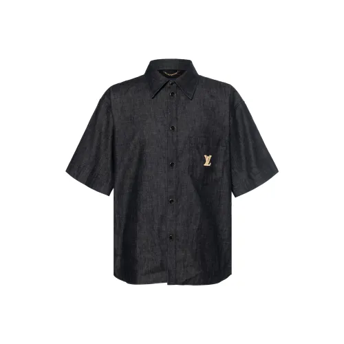 LOUIS VUITTON FW25 Рубашка Мужская Черная