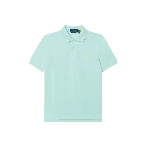 Polo Ralph Lauren Поло Синий Зеленый Подростки