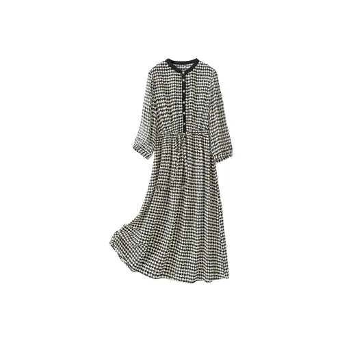 JINJU Короткий рукав Платье Женское