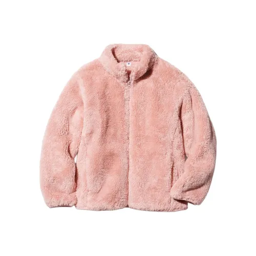 UNIQLO Бархат Feel Пальто Пастельно-розовый Для детей 3-7 лет