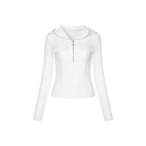 HYTE MOLY Белый Женский Свитшот