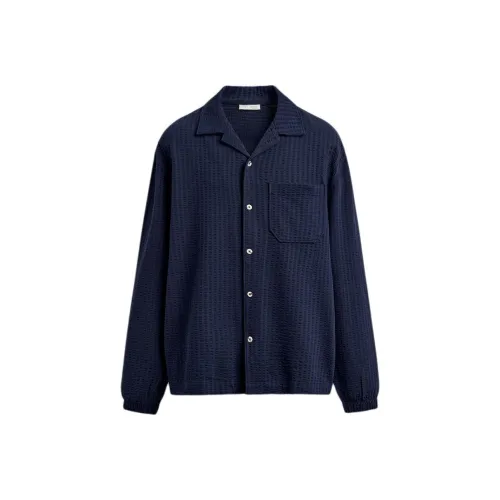 ZARA Морской синий Мужские куртки