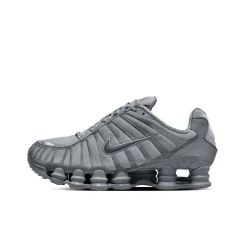 Nike Shox TL Series Поддержка Бег на длинные дистанции Спринт Беговые кроссовки Унисекс Серый
