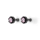 Сверкающий маленький светлый [Черный Розовый]