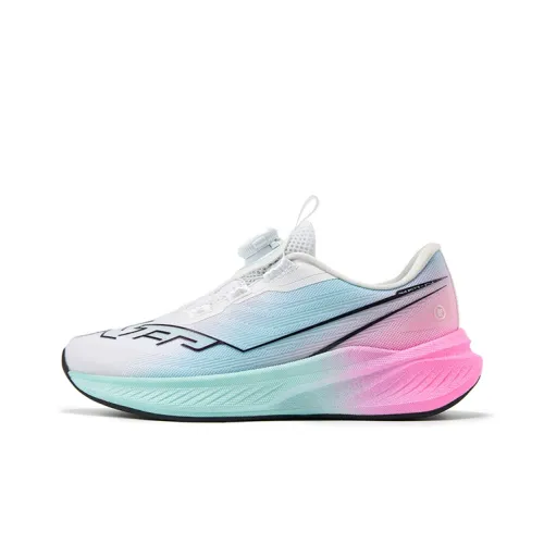 XTEP Rushing Speed Устойчивый к истиранию Дышащий Противоскользящий Низкий Топ Детская Беговая Обувь Синий Зеленый Розовый Подростки