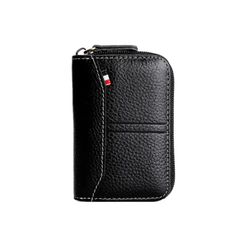 Old Man's Head Коровья кожа лицевая сторона кошелек стандартный унисекс черный кофейный