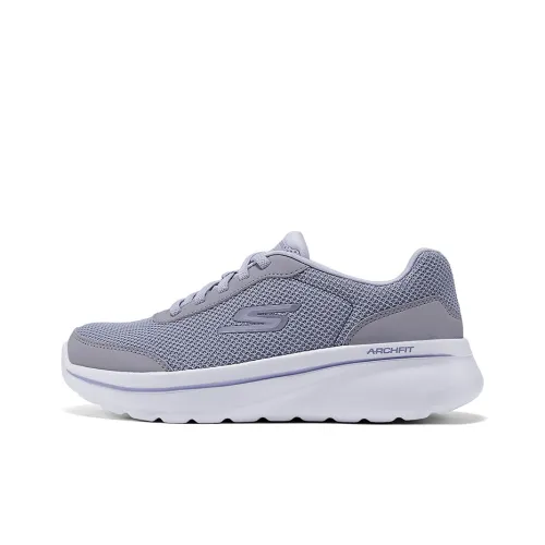 Skechers ArchFit Low Топ Кэжуал Женский Бледный Ягодно-Красный Розовый