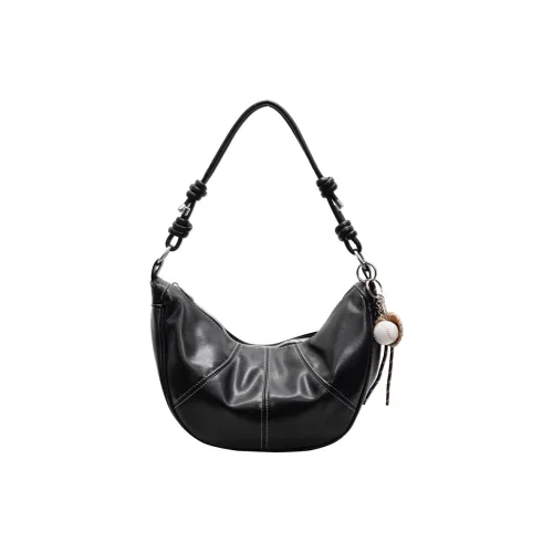 Meow In The Grass ПУ (полиуретан) Сумка через плечо Стандартная Женская Черный Слоновая Серый Кофейный Карамельный Коричневый