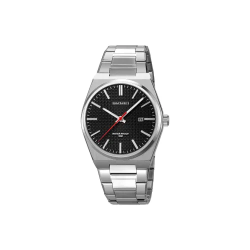 SKMEI Кварцевый механизм нержавеющая сталь ремешок мужские часы черный циферблат