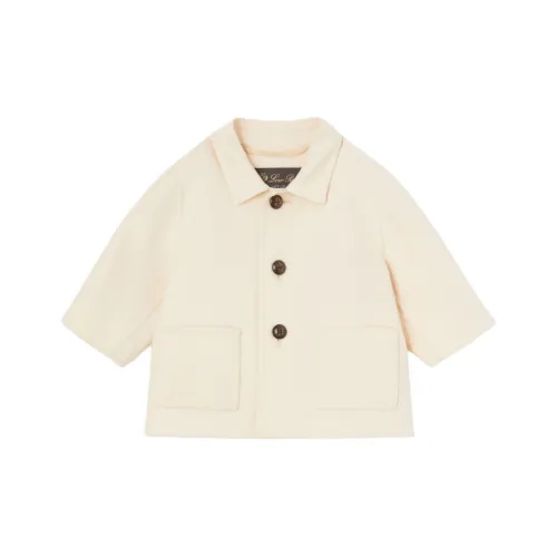 Loro Piana FW25 Однотонный Нейлон Пальто Весна-осень Зимний Младенец и Малыш