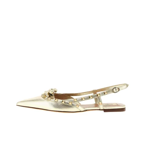 Valentino Garavani Rockstud Повседневная обувь Женская Золотая