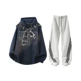 Темно-синий, синий + белый, серый, вереск, штаны