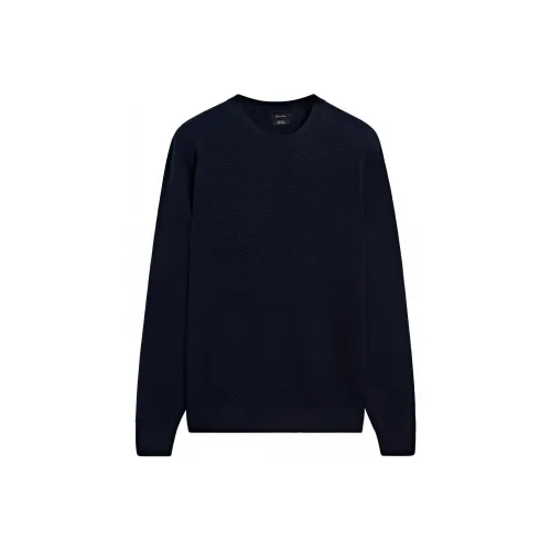 Massimo Dutti Свитер Мужской Темно-Синий