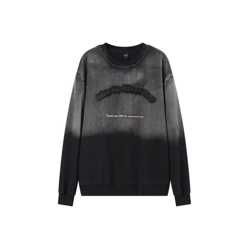 LUANBU Модный бренд Hip Hop Свободный крой BF Пуловер Топ Унисекс