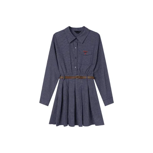 LOUISY AO Длинное платье с длинными рукавами женское