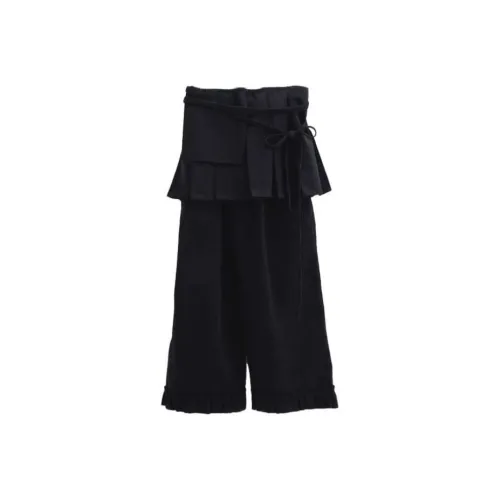 LOWEAR Два WAY Юбка с оборками Wrap Пачка Повседневные брюки Женские