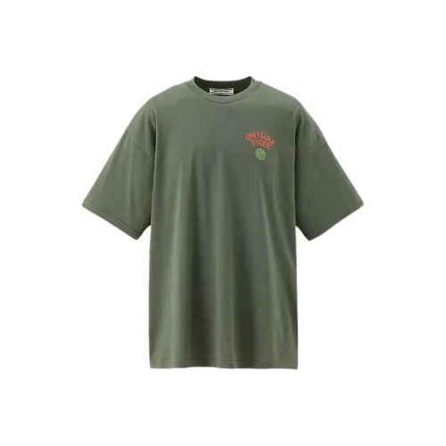 Onitsuka Tiger Оранжевый Хаки Унисекс T-рубашки