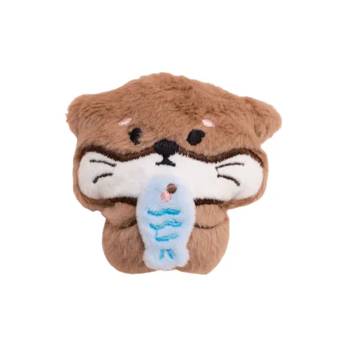 Ten Thousand Children's Music Cartoon Animal Коллекция Сквакинг Сиба-ину Котенок Утка Плюшевый Брелок 7 см 7,5 см Высота