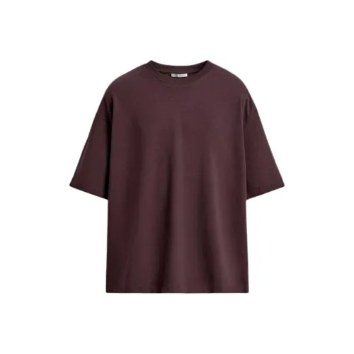 ZARA Мужская рубашка T из бургунди