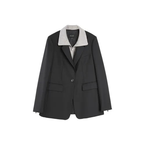 ELLE Темно-синий Синий Женские Деловые Костюмы