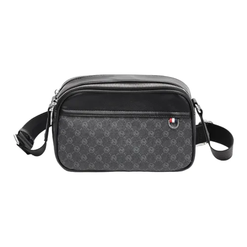 CARTELO ПУ (полиуретан) с полиэстером курьерская сумка сумка через плечо обычная унисекс черная клетка