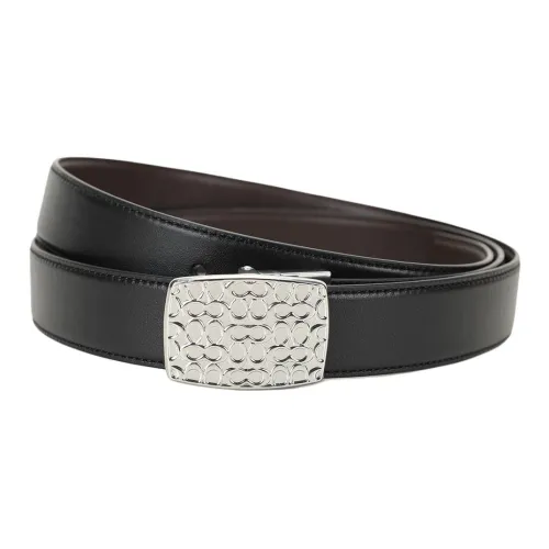 COACH Ремни из искусственной кожи мужской черный 3 см