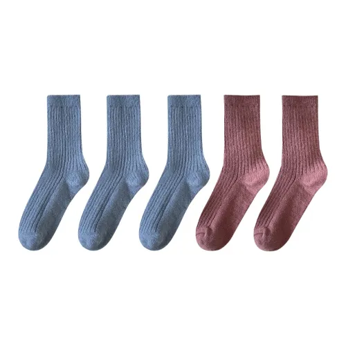 Носки Lan Miao High женские 5 пар сумка для покупок