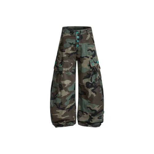 GBXM Камуфляж Унисекс Повседневные Штаны