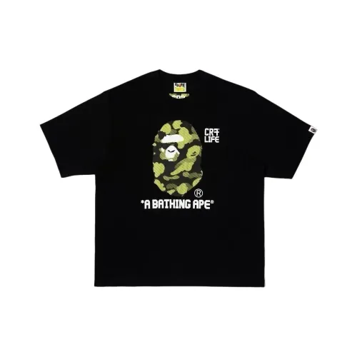 A BATHING APE x CR7 LIFE CR7 LIFE Коллаборация FW25 T-рубашка Унисекс