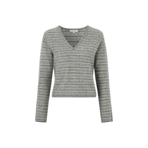 VINCE Темно-серый Женский Свитер