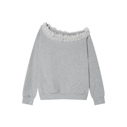 LOUISY AO Фотиния Серый Женский Свитшот
