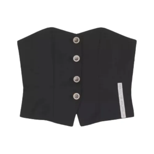 SCULPTOR Черный Женский Топ без бретелек