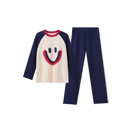 Qian Rise Смайлик Женские Пижамные Комплекты