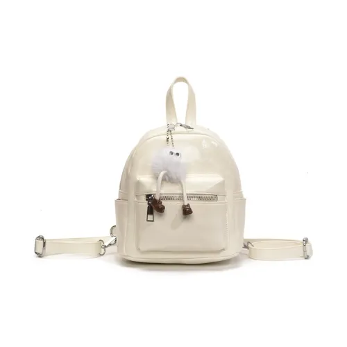 Meow In The Grass ПУ (полиуретан) Рюкзак Стандартный Женские Белый Черный Розовый Синий Зеленый Серебряный Желтый